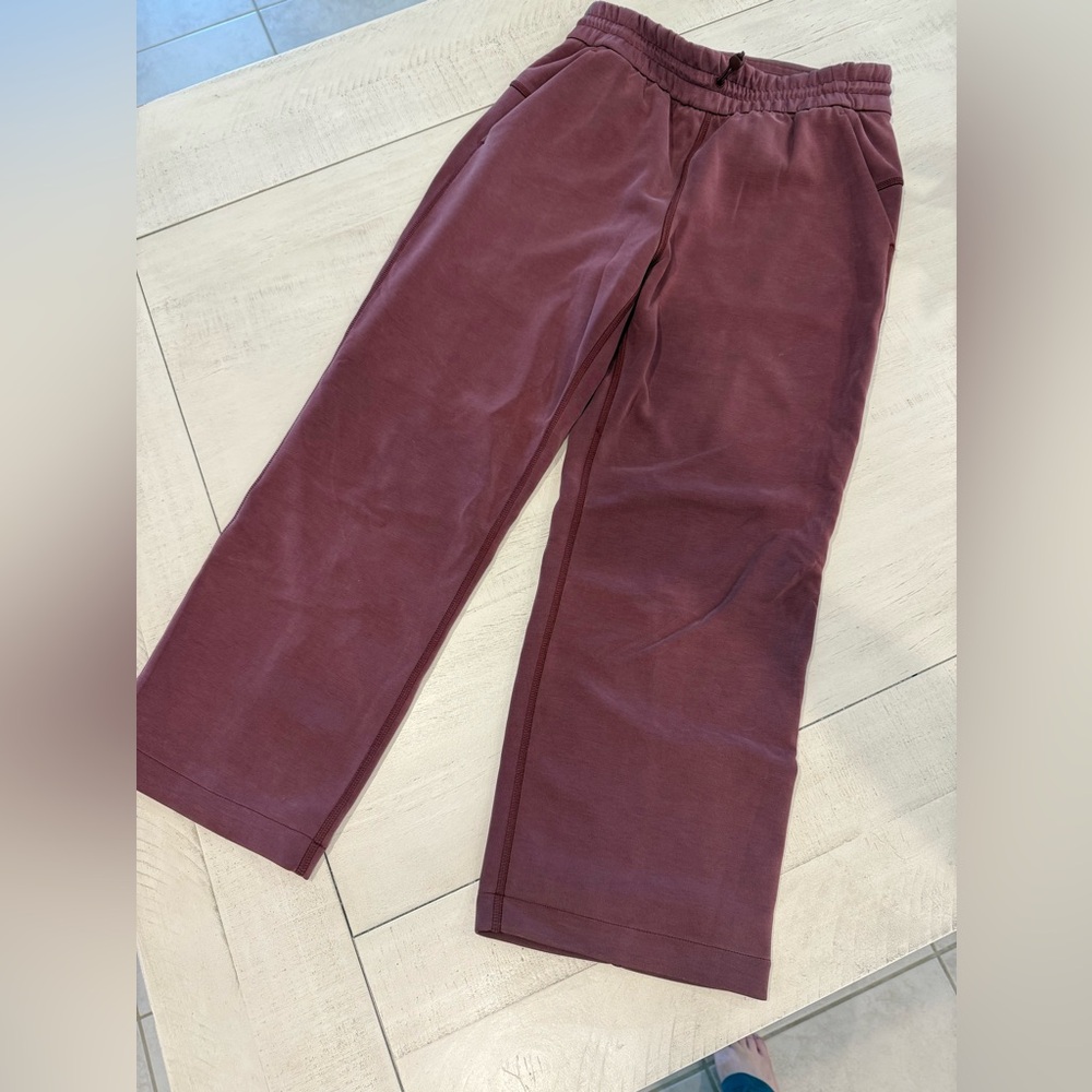 lululemon athletica Straight Leg Pants in Deep Wine